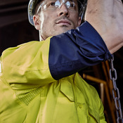 Syzmik Workwear Mens Rugged Cooling Hi Vis Spliced Shirt